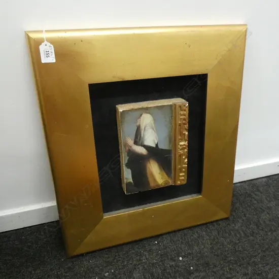 GILT FRAMED SID DICKENS MEMORY TILE...