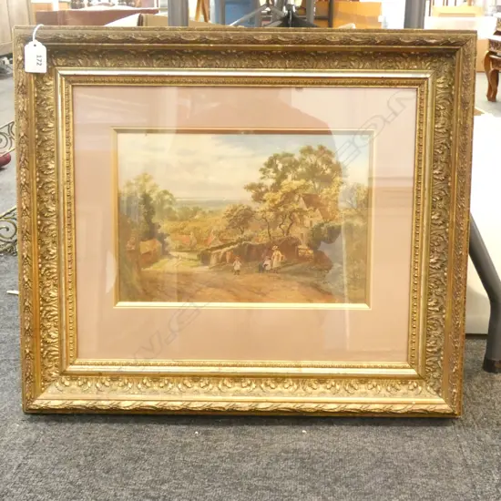 GILT FRAMED LANDSCAPE PRINT 205x305mm
