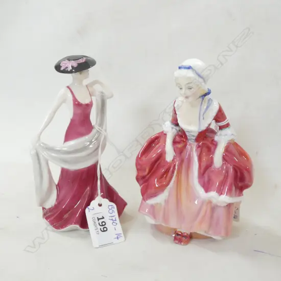 PR FIGURINES; LADY DOULTON "GOODY TWO SHOES' (H130MM) & COALPORT 'POPPY