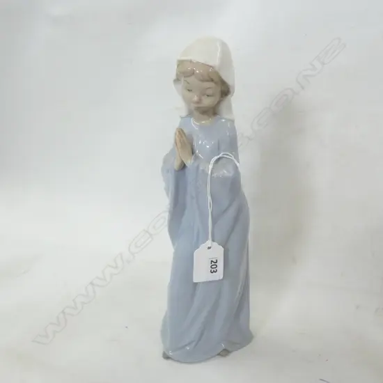NAO GIRL PRAYING FIGURINE H.270mm
