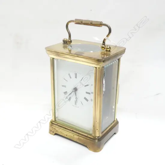 ENGLISH CARRIAGE CLOCK H.150mm (SMALL GLASS BREAK)