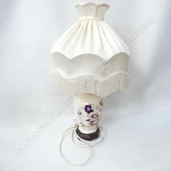 MASONS IRONSTONE TABLE LAMP
