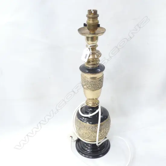 BRASS LAMP BASE H.460mm