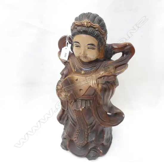 CERAMIC LUTE PLAYER H407mm