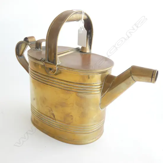 OLD BRASS WATERING CAN W.300mm