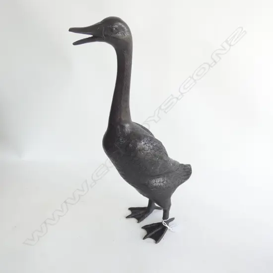 BRONZE LONG NECK GOOSE H.510mm