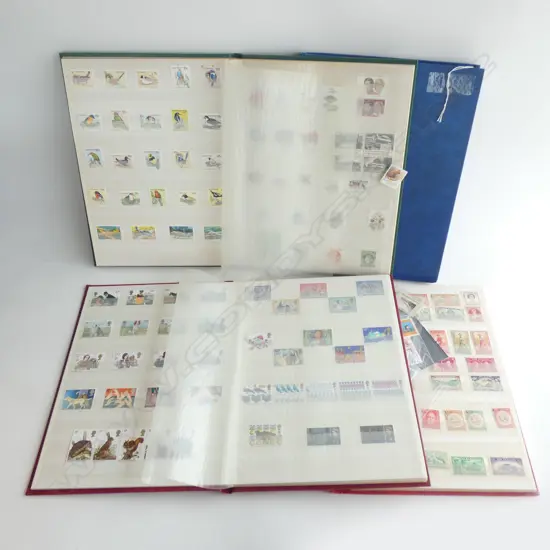 4 STAMP ALBUMS 