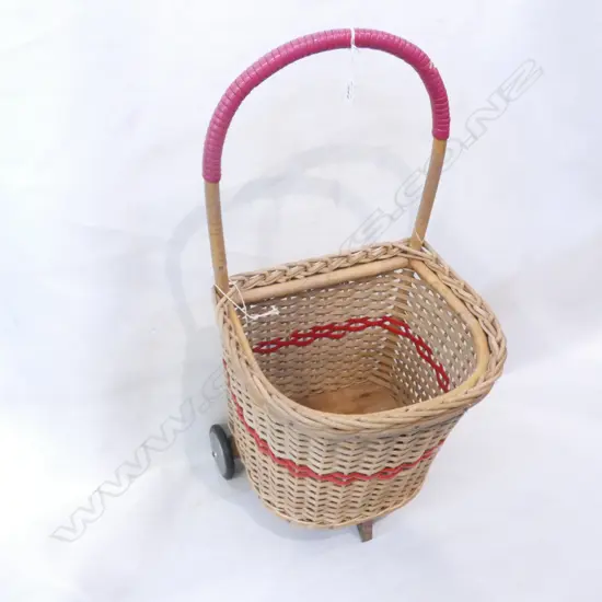 VINTAGE CHILDS CANE CART H.595mm