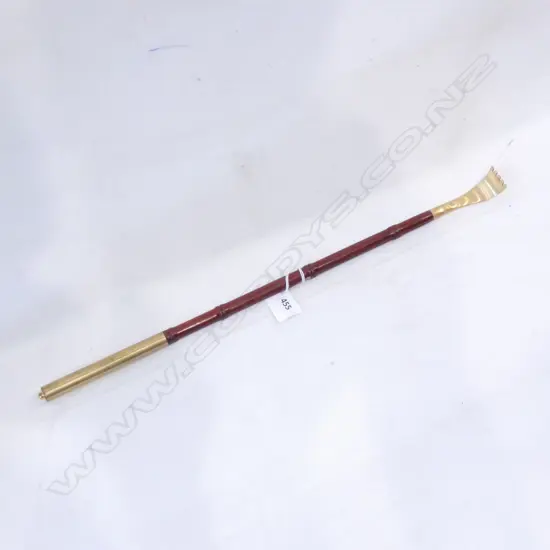CHINESE ROSEWOOD BACK SCRATCHER L.465mm