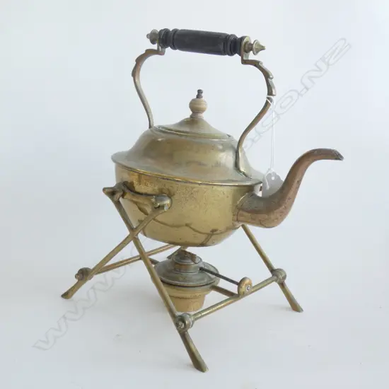 BRASS SPIRIT KETTLE H.  280MM