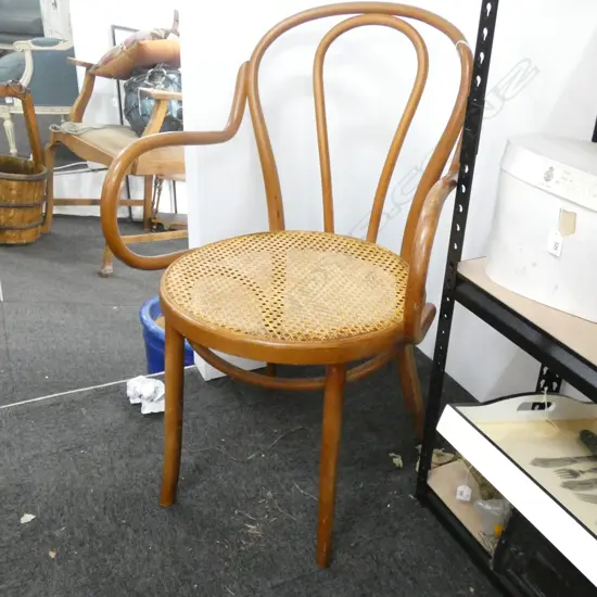 BENTWOOD CHAIR CANE SEAT