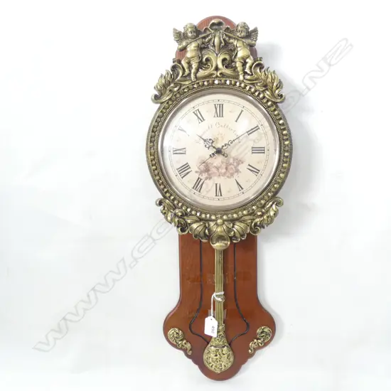 VINTAGE STYLE WALL CLOCK H.650mm + weights