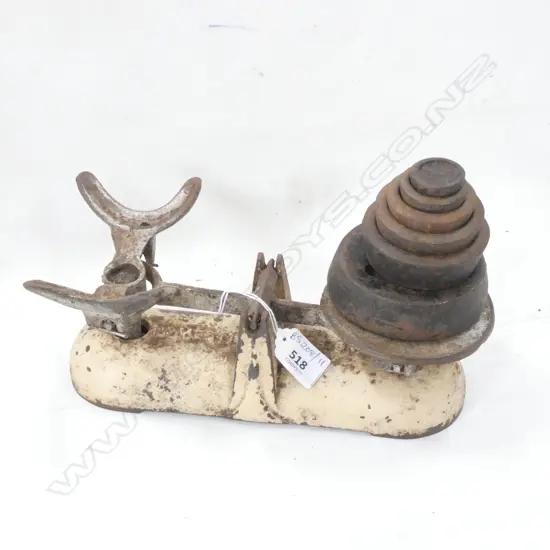 SET OF CAST IRON SCALES W.250mm