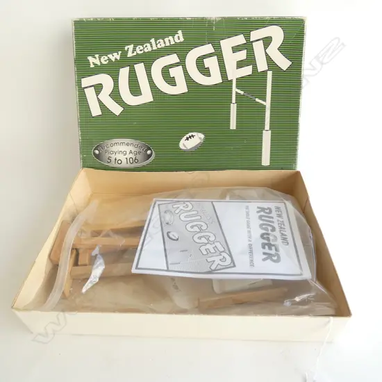 1970'S NZ RUGGER GAME - TABLE TOP RUGBY - IN ORIGINAL BOX