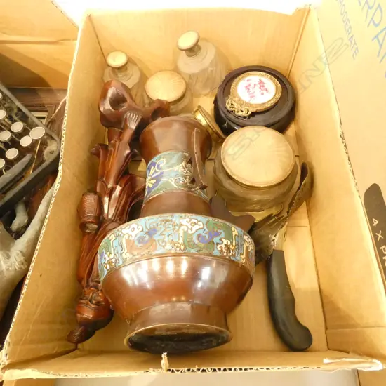 BOX ASST ORIENTAL ITEMS ETC..