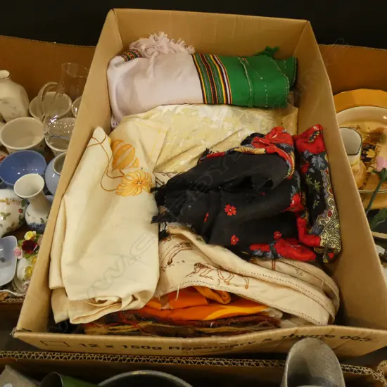 BOX LOT ASST. FABRICS 