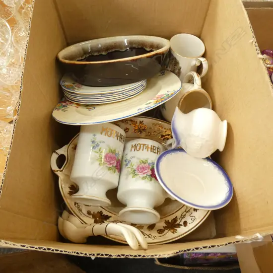 BOX ASST CHINA - SANDWICH SET / MUGS ETC..