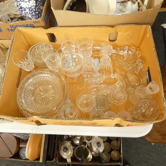 BOX ASST GLASS; BOWLS/ STEMWARE 