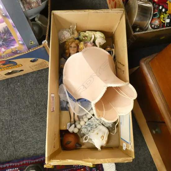 DOLL & FIGURAL LAMP LARGE CROSS NECKLACE ETC