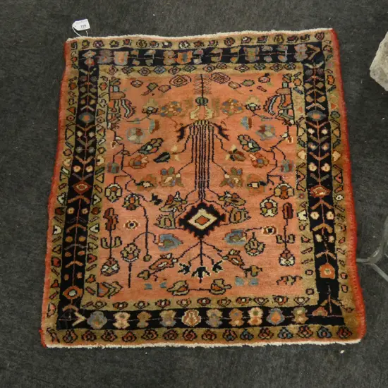 #39A PERSIAN HAMADAN HAND KNOTTED RUG