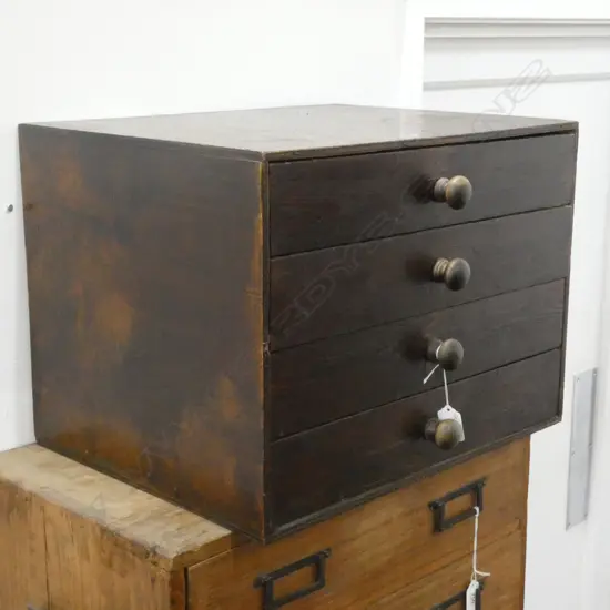 VINTAGE MINI DESKTOP 4 DRAWERS 325 X 435 X 335MM