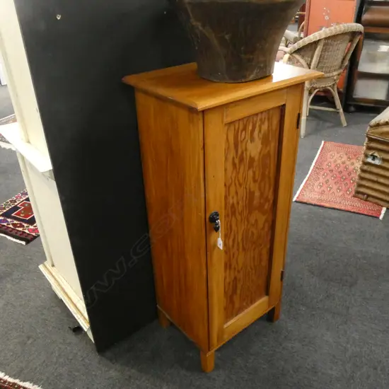 UPRIGHT RIMU CABINET...
