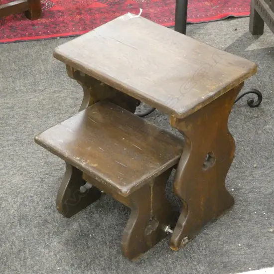 FOLDING WOODEN STEPS W.390mm