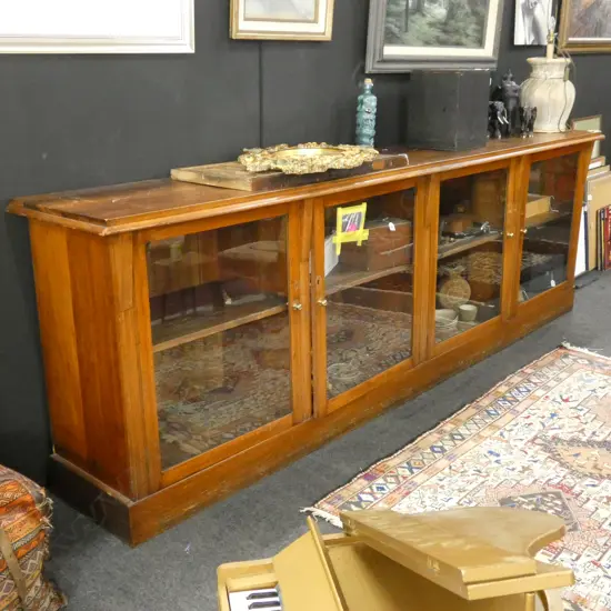 VERY LONG AUSTRALIAN BLACKWOOD CABINET...