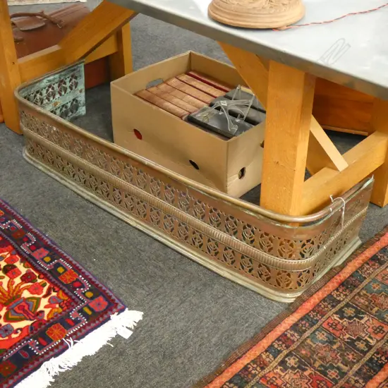 OLD COPPER FIRE SURROUND - L 1110MM  A/F