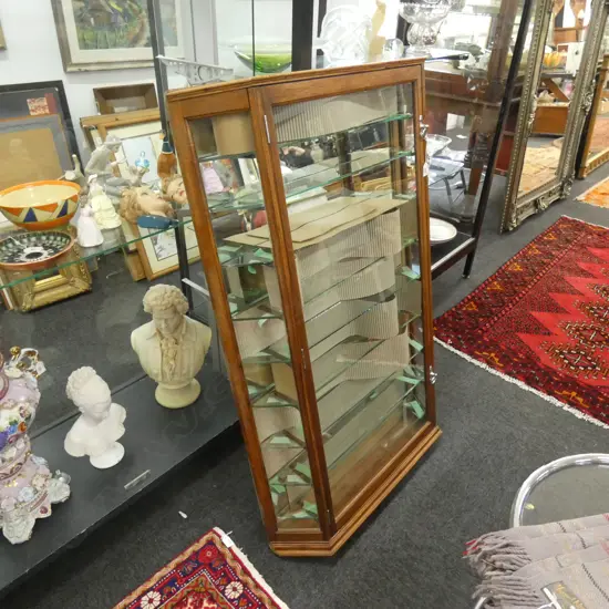 VINTAGE WALL DISPLAY CABINET...