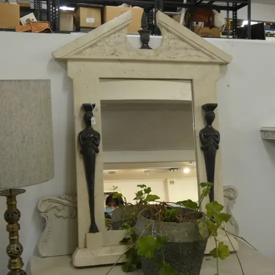 NEO CLASSICAL STYLE OVER MANTLE MIRROR 1250x950mm