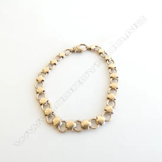 9CT GOLD BRACELET 180mm 14.6 GRAMS