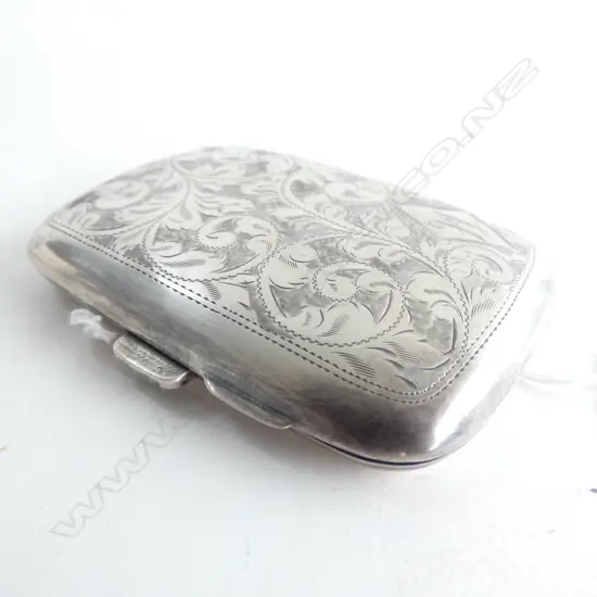 STG SILVER CIGARETTE CASE CHESTER 1924 41 GRAMS