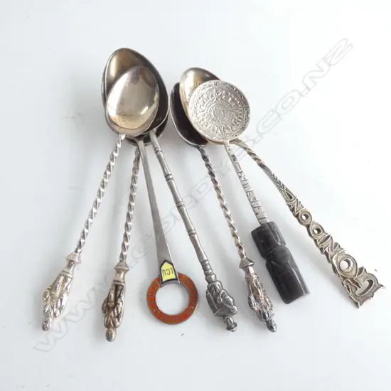 7 STG SILVER SPOONS APPROX WEIGHT89 GRAMS