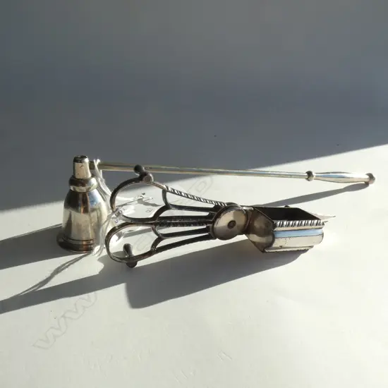 EP CANDLE SNUFFER + WICK SISSORS