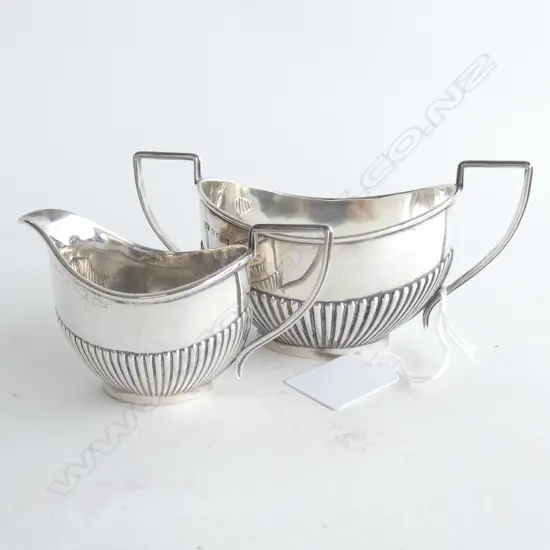 STG SILVER MILK & SUGAR, B'HAM 1901 126 GRAMS