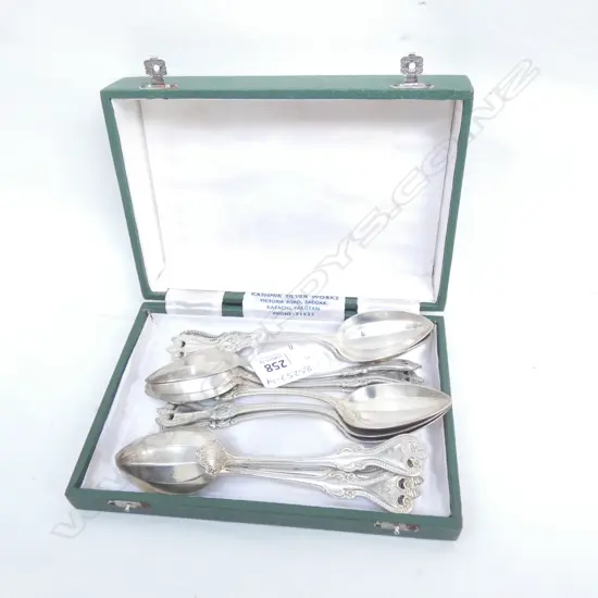 (19799) SET 11 AMERICAN SILVER TEA OR GRAPEFRUIT SPOONS...