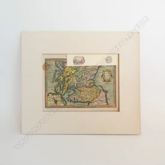 17THC MAP OF SCOTLAND