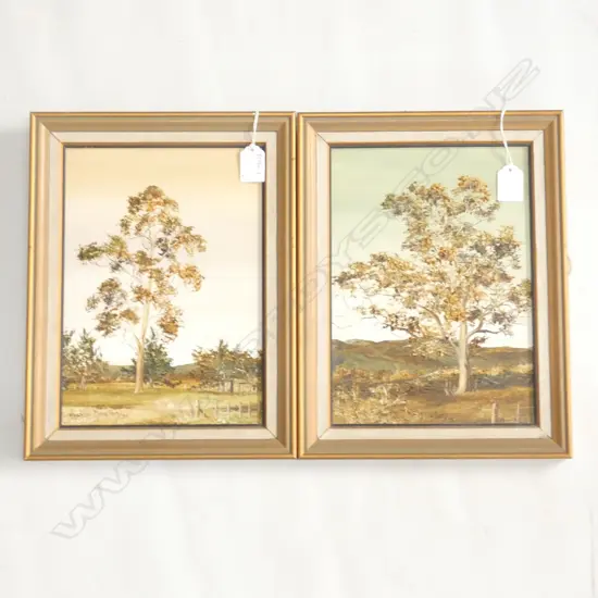 PAIR JUDITH MORETON OILS. 190 X 260MM