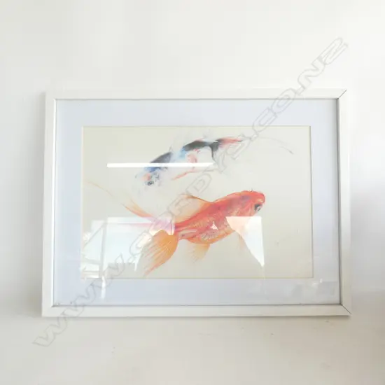 GOLDFISH COLOUR PENCIL DRAWING 290x445mm