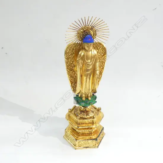 BUDDHA STATUE IN ‘STOP FIGHTING’ POSTURE. H272mm