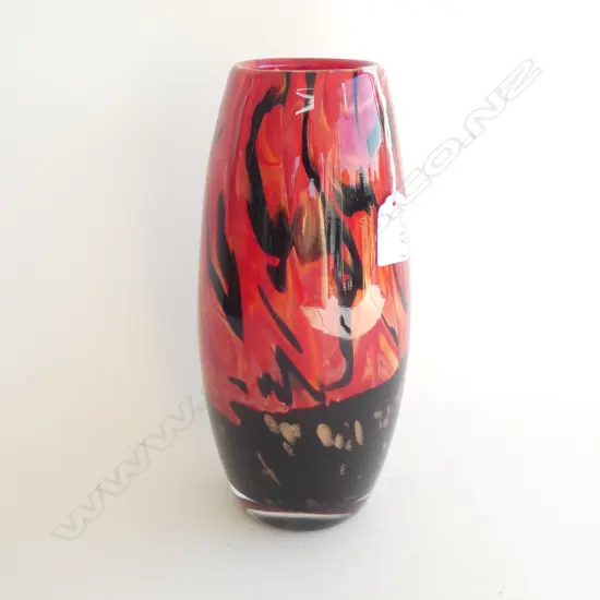 MURANO ? ART GLASS VASE GROUND PONTEL H.260mm