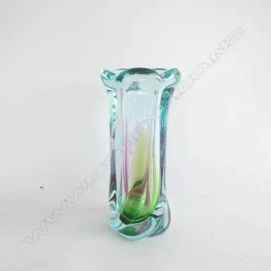 LARGE ART GLASS VASE H.235mm