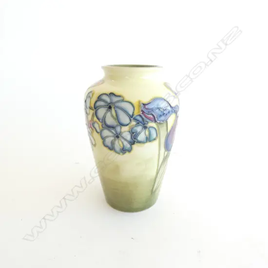 (WS) SMALL MOORCROFT ORCHID VASE H.105mm