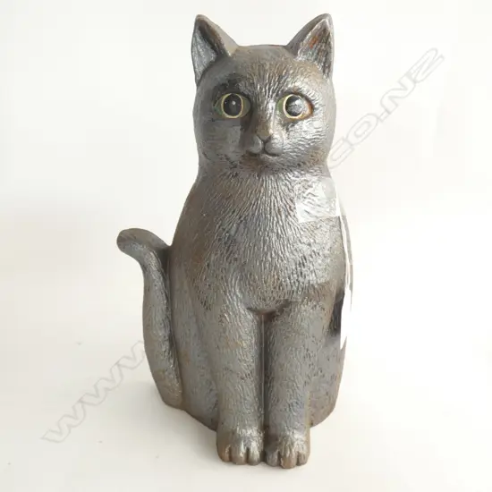 CAST IRON CAT DOOR STOP H.250mm