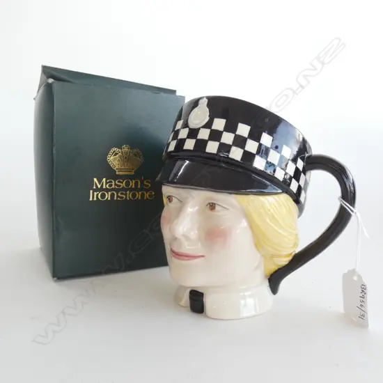MASONS IRONSTONE BOXED CHARACTER JUG, THE POLICEWOMAN