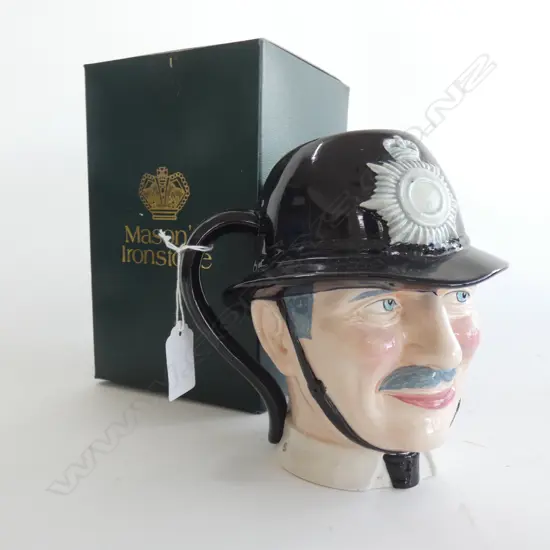 MASONS IRONSTONE BOXED CHARACTER JUG, THE POLICEMAN