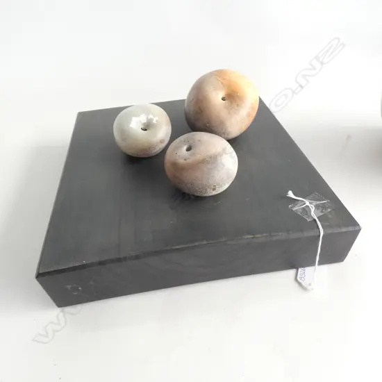 JO MUNRO POTTERY SCULPTURE ON BOARD 280 X 280MM