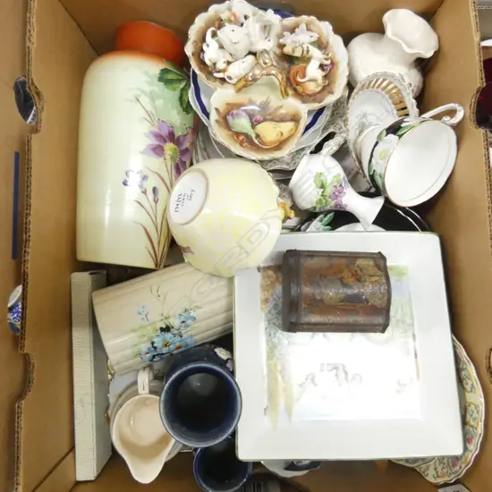 BOX LOT ASST. CHINA; TRIOS ETC