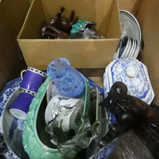 BOX LOT ASST. CHINA & ELEPHANTS